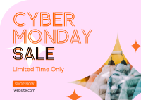 Quirky Cyber Monday Sale Postcard Design