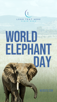 World Elephant Day YouTube short Image Preview