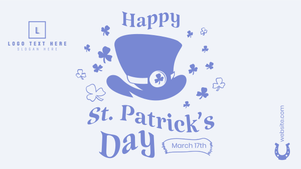 Lucky Irish Cap Facebook Event Cover Design Image Preview