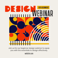 Beginner Design Webinar Instagram post Image Preview