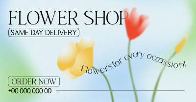 Flower Shop Delivery Facebook ad Image Preview