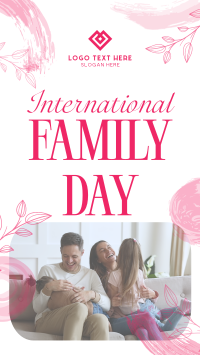 Floral Family Day Instagram Reel Design