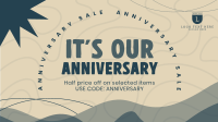 Anniversary Discounts Facebook Event Cover Design