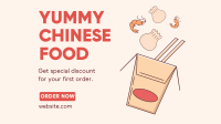 Asian Food Delivery Facebook Event Cover Design