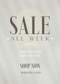 Minimalist Sale Poster Image Preview