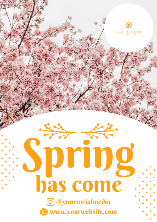 Spring Time Poster Design Image Preview