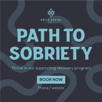 Path to Sobriety Instagram post Image Preview