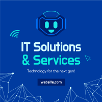 IT Solutions Instagram post Image Preview