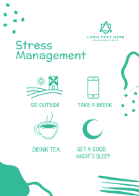 Stress Reliever Tips Poster Image Preview