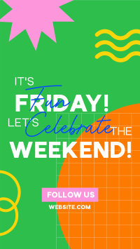 Friday Party Weekend TikTok video Image Preview