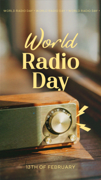 Radio Day Analog YouTube short Image Preview