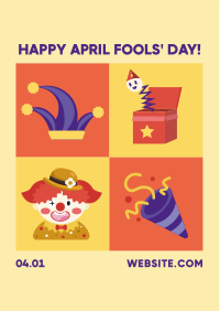 Tiled April Fools Flyer Image Preview