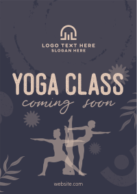 Yoga Class Coming Soon Poster Design