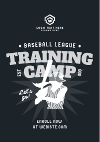 Baseball League Flyer Design