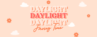 Quirky Daylight Saving Facebook cover Image Preview