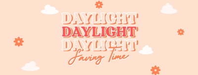 Quirky Daylight Saving Facebook cover Image Preview