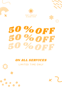 Discount on Salon Services Poster Image Preview