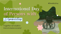 Inclusivity for the Disabled Facebook Event Cover Design