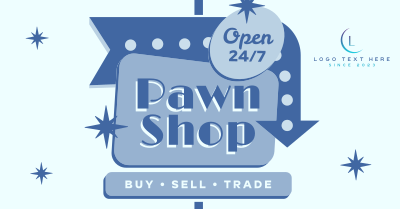 Pawn Shop Sign Facebook ad Image Preview