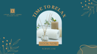 Time to Relax Facebook event cover Image Preview