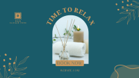 Time to Relax Facebook event cover Image Preview