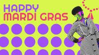 Mardi Gras Fashion Facebook Event Cover Design