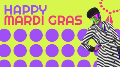 Mardi Gras Fashion Facebook event cover Image Preview
