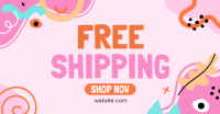 Quirky Shipping Promo Facebook ad Image Preview