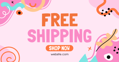 Quirky Shipping Promo Facebook ad Image Preview