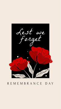 Remembrance Day Instagram story Image Preview