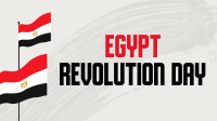 Egyptian Flag Facebook Event Cover Design
