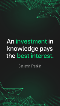 Motivational Trading Quote TikTok Video Image Preview