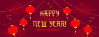 Festive Chinese Lanterns Facebook cover Image Preview