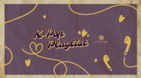K-Pop Playlist YouTube Banner Design