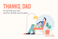 Daddy and Daughter Sleeping Pinterest board cover Image Preview