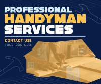 Modern Handyman Service Facebook post Image Preview