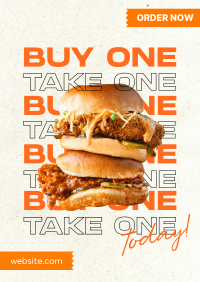 Burger Day Promo Flyer Design