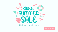 Sweet Summer Sale Facebook event cover Image Preview