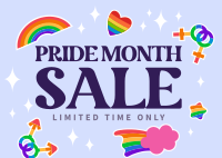 Pride Day Flash Sale Postcard Image Preview