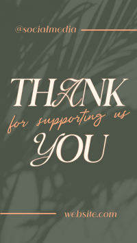 Minimalistic Thank You TikTok Video Preview