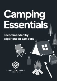 Quirky Outdoor Camp Flyer Design