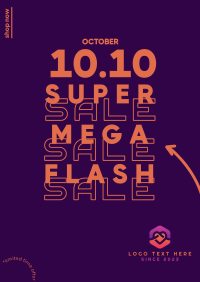 Flash Sale 10.10 Poster Image Preview