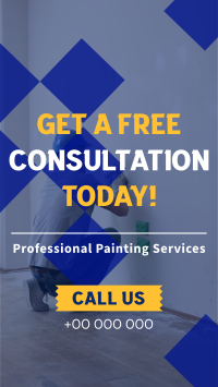 Painting Service Consultation Instagram Story Design
