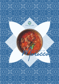 Moroccan Flavors Poster Design
