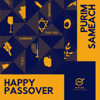 Passover Origami Instagram post Image Preview