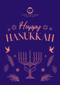 Hanukkah Menorah Poster Image Preview