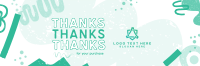Grunge Thank You Twitter Header Image Preview