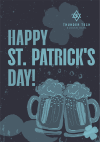 St. Patrick's Beer Greeting Poster Image Preview