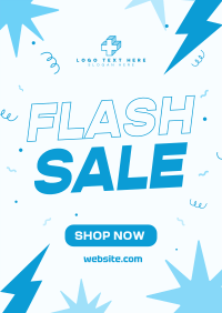 Trendy Flash  Sale Poster Design