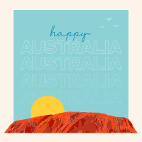 Australia Uluru Instagram post Image Preview